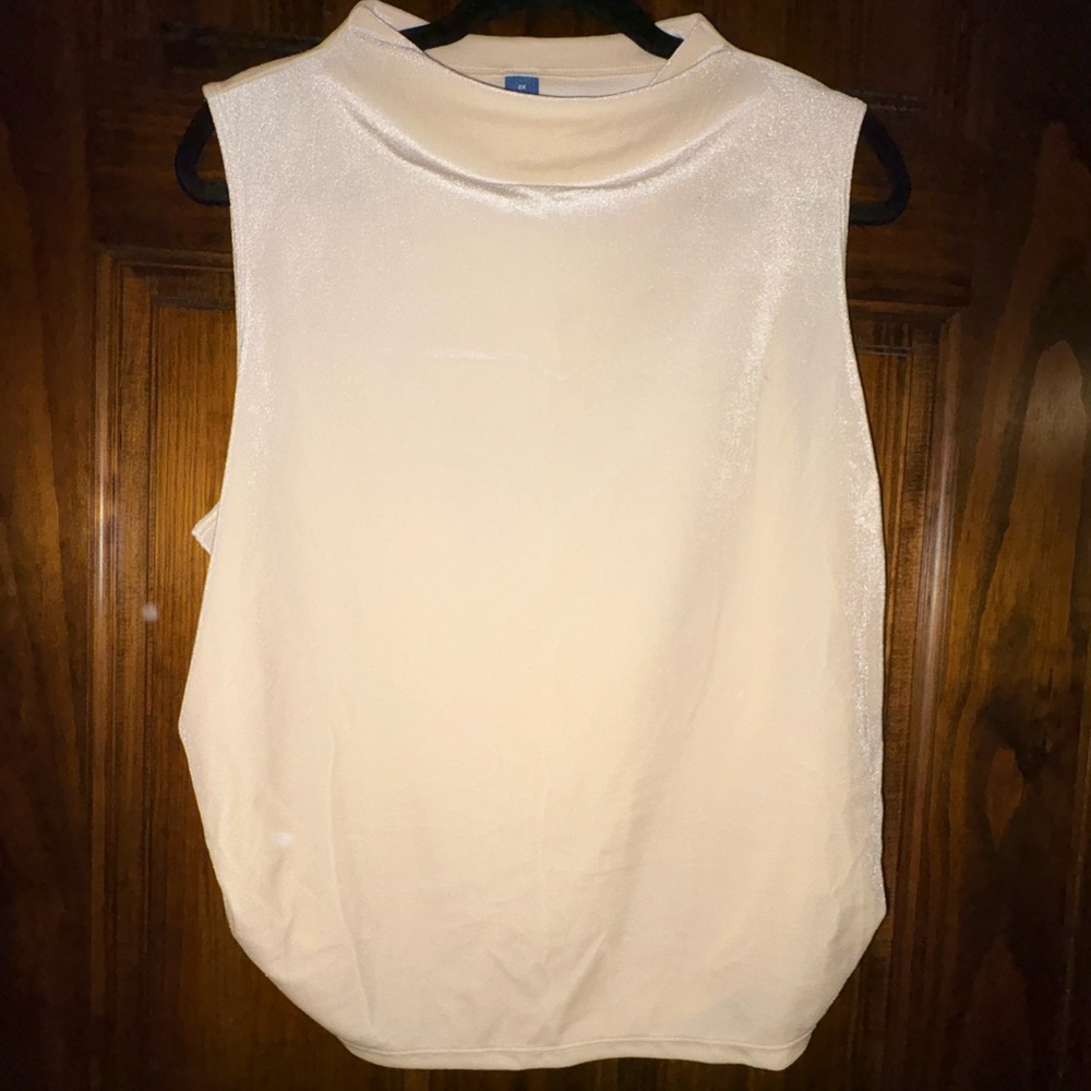 Old Navy Cream Velvet Tank Top
